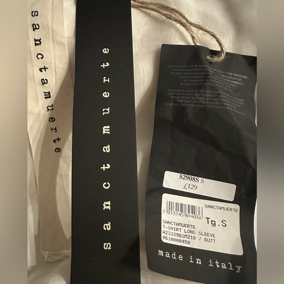 Sanctamuerte longsleeve T-shirt size S - Picture 8 of 9